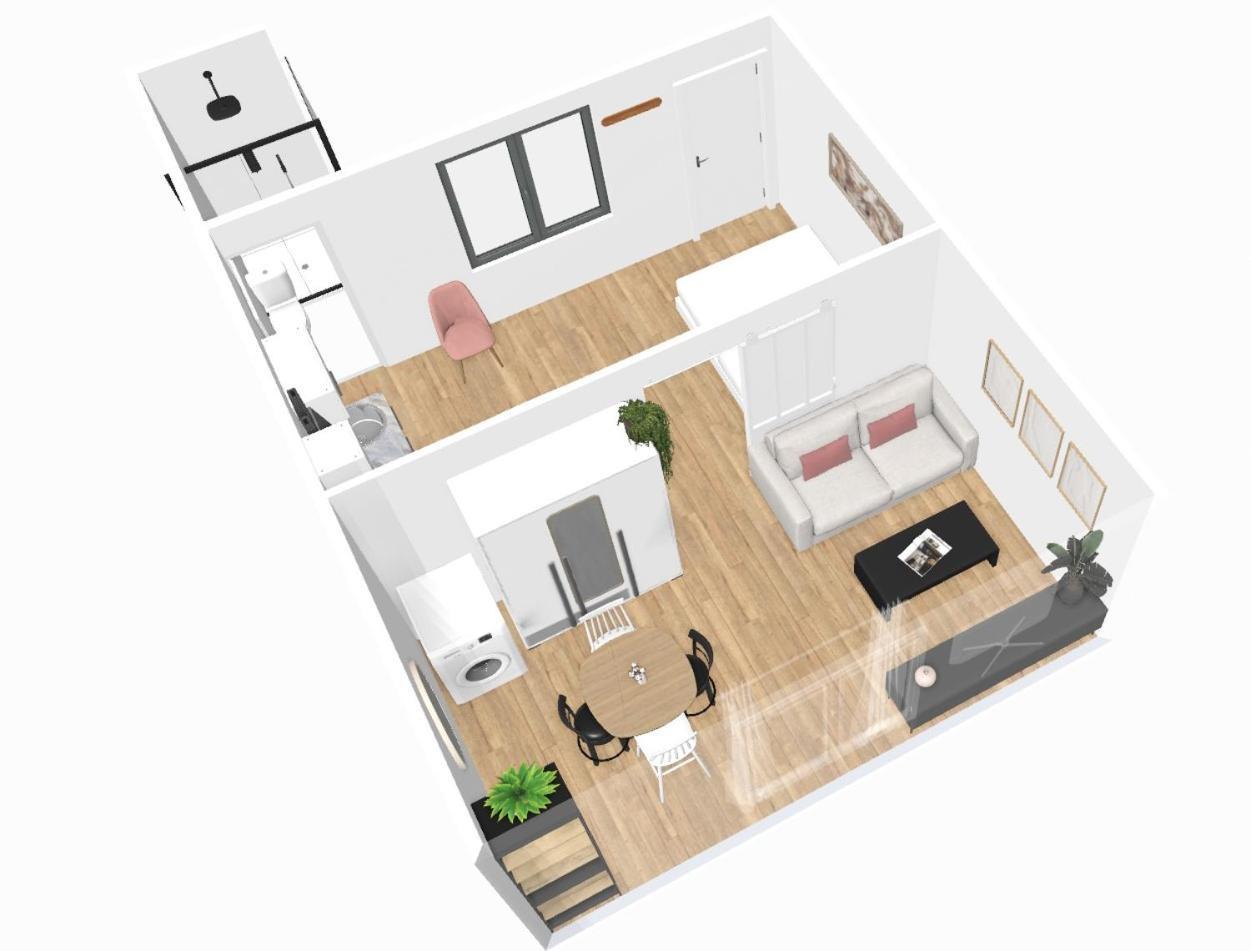 Appartement Scandinave proche Cathédrale Reims Exterior foto